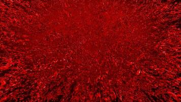 enigmatico cremisi cascata fluido trasformazione su vivace rosso tela foto