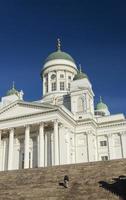 punto di riferimento della cattedrale della città di helsinki in piazza del senato finlandia