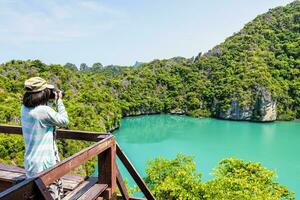 donna turista assunzione fotografie di thale nai