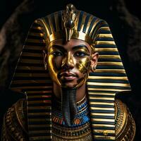 d'oro Faraone fotografie illustrazione