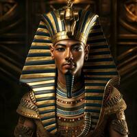 d'oro Faraone fotografie illustrazione