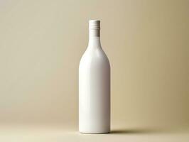 vino bottiglia confezione modello con isolato sfondo ai generativo foto