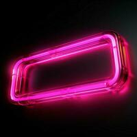 vivace rosa neon elemento Chiacchierare icona nel Impressionante, moderno design per sociale media inviare dimensione ai generato foto