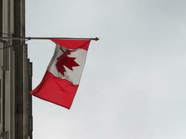 bandiera canadese del Canada foto