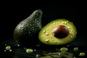 cremoso fresco avocado. creare ai foto