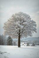 alberi sfondo Scarica hd, ai generato foto