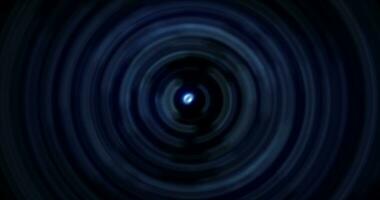 astratto sfondo di luminosa blu raggiante energia Magia radiale cerchi di spirale tunnel fatto di Linee foto