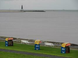 cuxhaven nel mare del nord foto