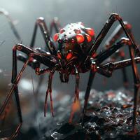3d ragno illustrazione design foto