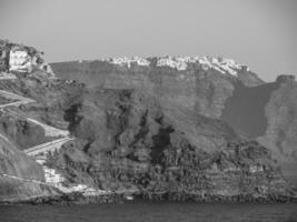 isola di santorini in grecia foto