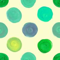 astratto senza soluzione di continuità modello con verde polka punti. luminosa verde cerchi per design. involucro carta, scrapbooking, elegante Stampa, coperchio, cartolina, stampa foto