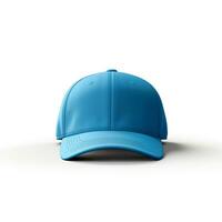 davanti Visualizza blu cappello modello, generativo ai foto
