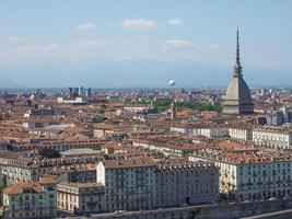 veduta aerea di torino foto