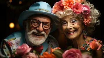internazionale giorno di anziano persone foto