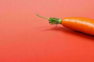 carota. sfondo. ai generativo professionista foto