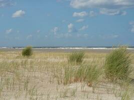 il spiaggia di spiekeroog foto