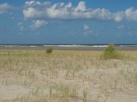 il spiaggia di spiekeroog foto