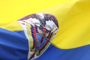 la bandiera colombiana foto