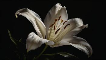 un' bellissimo giallo fiore fiori nel il fresco estate aria generato di ai foto