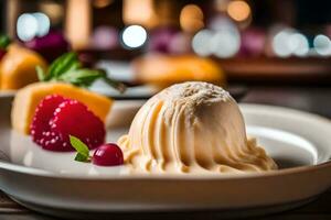 quando voi partire là, rendere sicuro per provare il gelato perché Là è un' simpatico ristorante nelle vicinanze ai generato foto