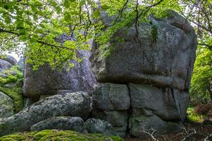 roccia di Folen,Lozère,Francia foto