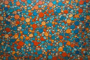 mosaico struttura sfondo, colorato mosaico struttura sfondo, mosaico sfondo, mosaico sfondo, ai generativo foto