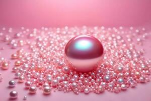 rosa perla sfondo, perla sfondo, perla sfondo, rosa perla sfondo, ai generativo foto
