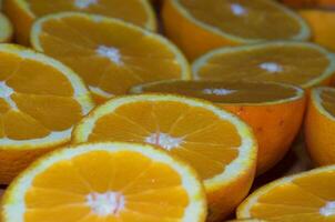 sfondo di frutta arancione foto