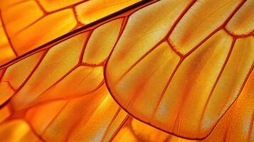 naturale arancia macro sfondo intricato ai generato foto