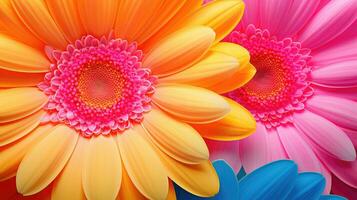 colore colorato fiore sfondo vicino ai generato foto