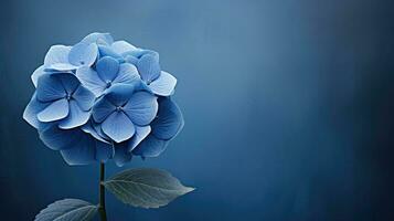 primavera blu fiore sfondo abile ai generato foto