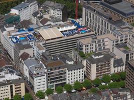 Vista aerea della città di Francoforte sul Meno in Germania foto