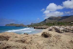 spiaggia di falassarna laguna blu isola di creta estate 2020 vacanze covid19 foto