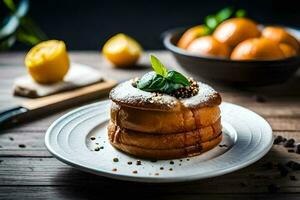 il migliore Pancakes nel il mondo. ai-generato foto