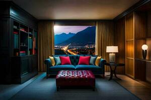 il suite a il st regis, vancouver. ai-generato foto