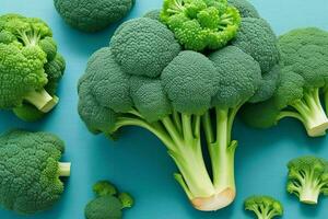 verde broccoli. ai generativo professionista foto