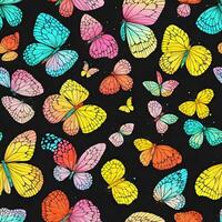 colorato farfalla modello ai creare foto