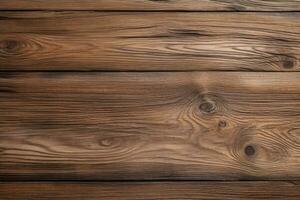 ai generato naturale sfondo nel Marrone colore, di legno struttura, legna modello come un' base per vario disegni. foto