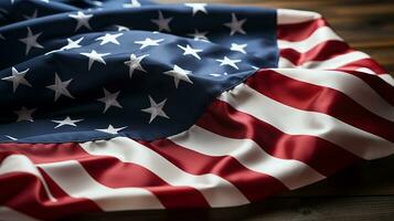 originale americano bandiera sfondo Immagine, alto risoluzione ai generato foto