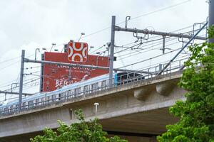 ho chi minh città, Vietnam - 29 agosto, 2023 test in esecuzione la metropolitana treni nel ho chi minh città a partire dal Ben grazie stazione per suoi tien stazione nel Vietnam. foto