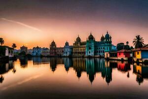 il città di amritsar, India. ai-generato foto