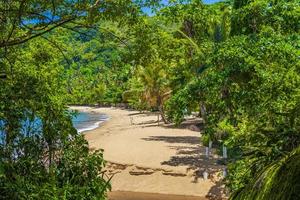 grande isola tropicale ilha grande praia de palmas beach brasile. foto