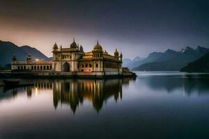 il d'oro palazzo, amritsar, India. ai-generato foto