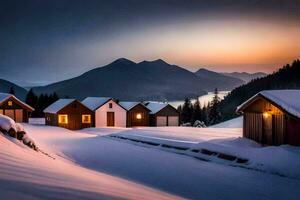 foto sfondo il cielo, neve, montagne, il sole, il montagne, il cielo, il. ai-generato