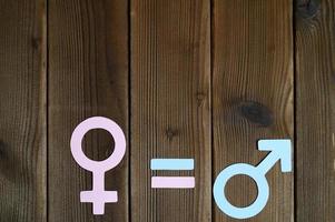 parità di genere uguale foto