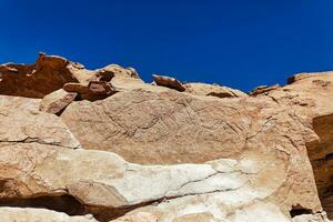 erba buenas archeologico luogo - chile. grotta dipinti - atacama deserto. san pedro de atacama. foto