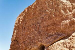 erba buenas archeologico luogo - chile. grotta dipinti - atacama deserto. san pedro de atacama. foto