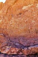 erba buenas archeologico luogo - chile. grotta dipinti - atacama deserto. san pedro de atacama. foto