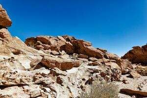 erba buenas archeologico luogo - chile. grotta dipinti - atacama deserto. san pedro de atacama. foto