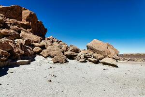 erba buenas archeologico luogo - chile. grotta dipinti - atacama deserto. san pedro de atacama. foto